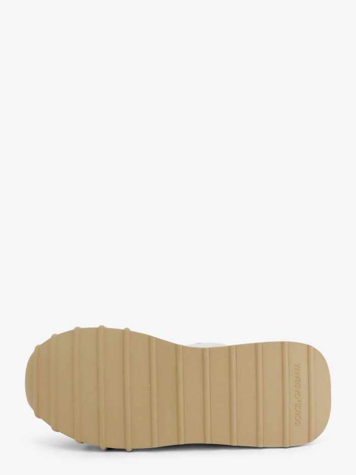 Dolce & Gabbana Nylon And Suede Sneakers With Rhinestone DG Logo
