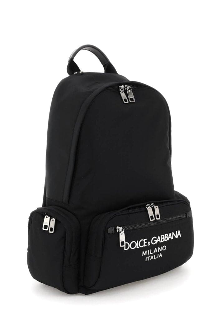 Dolce & Gabbana Nylon Backpack With Logo