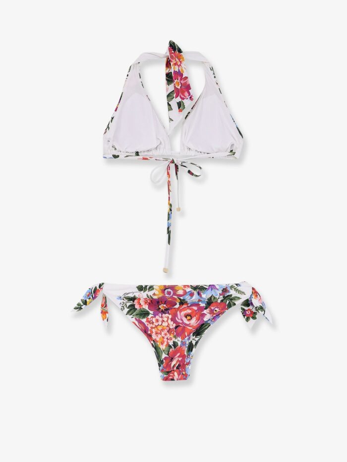 Dolce & Gabbana Nylon Bikini With Floral Print