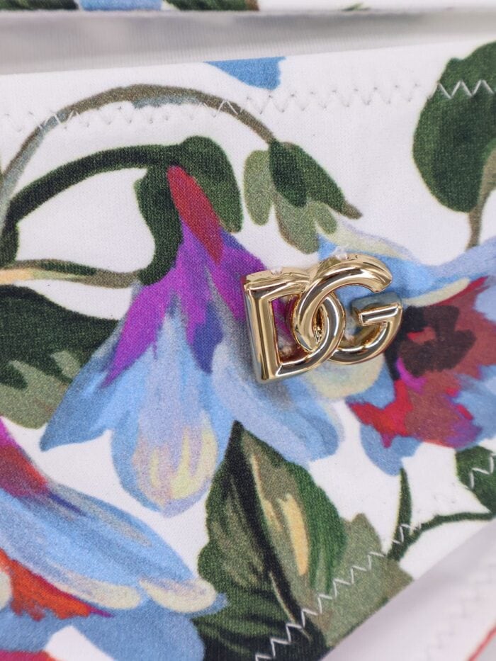 Dolce & Gabbana Nylon Bikini With Floral Print