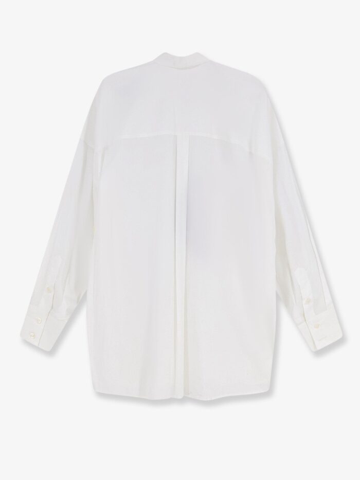 Dolce & Gabbana Oversize Cotton Shirt With Laces Profiles