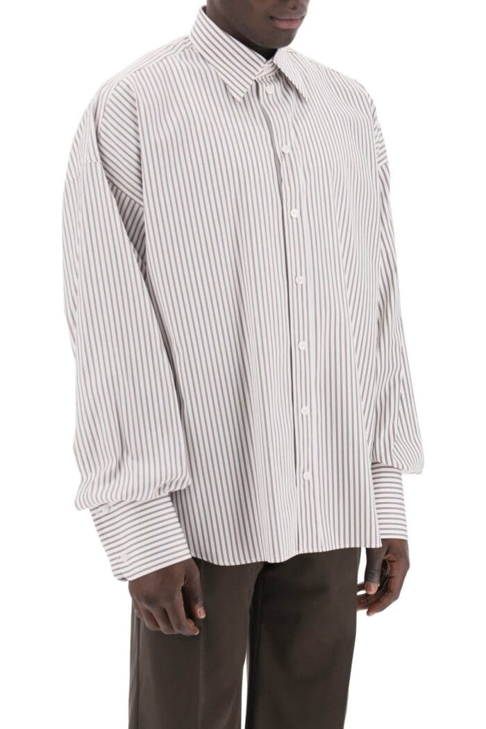 DOLCE & GABBANA 'oversized Striped Poplin Shirt