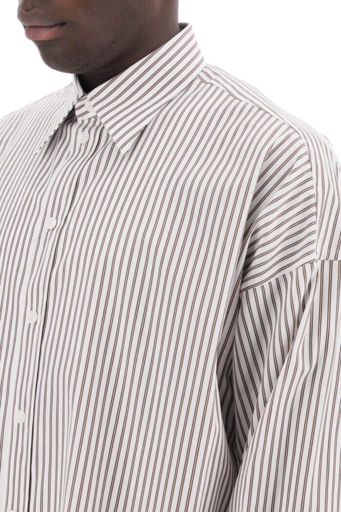 DOLCE & GABBANA 'oversized Striped Poplin Shirt