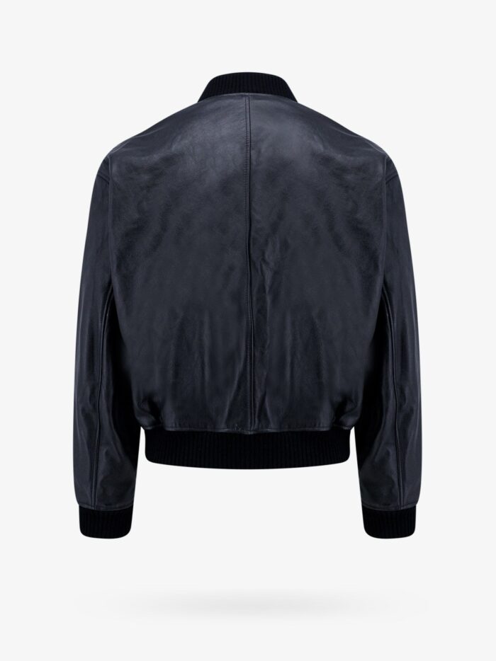 Dolce & Gabbana Padded Taurus Leather Jacket