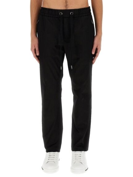 Dolce & Gabbana PANTALONE JOGGING CON PLACCA