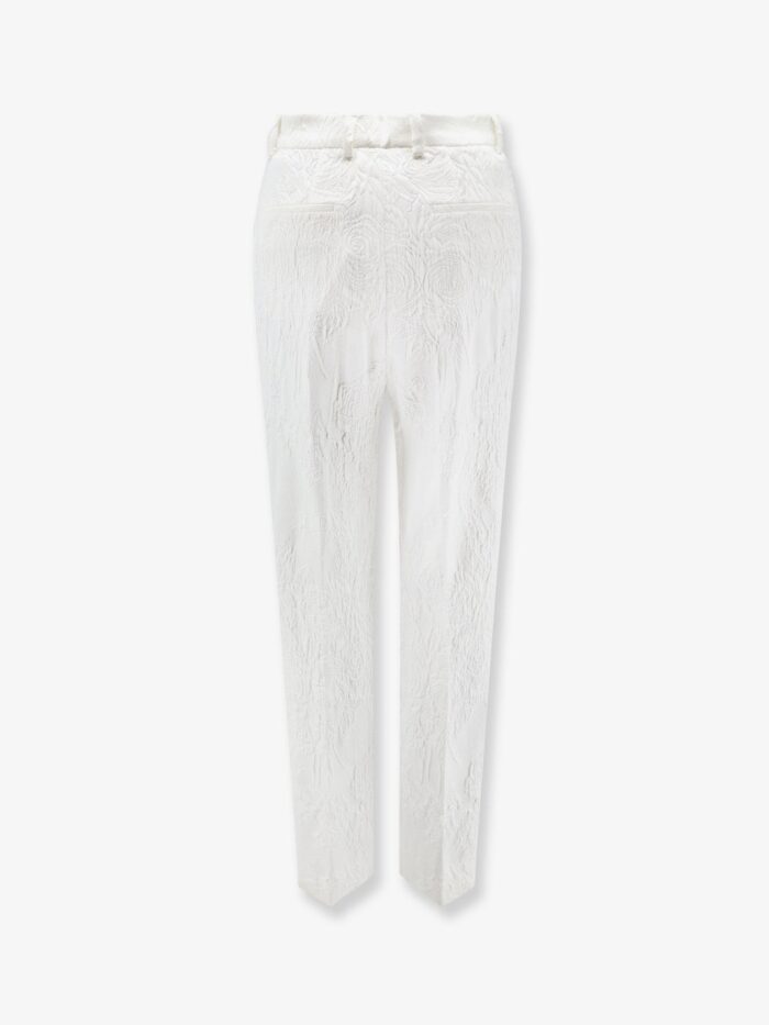 Dolce & Gabbana Pantaloni In Cotone E Viscosa