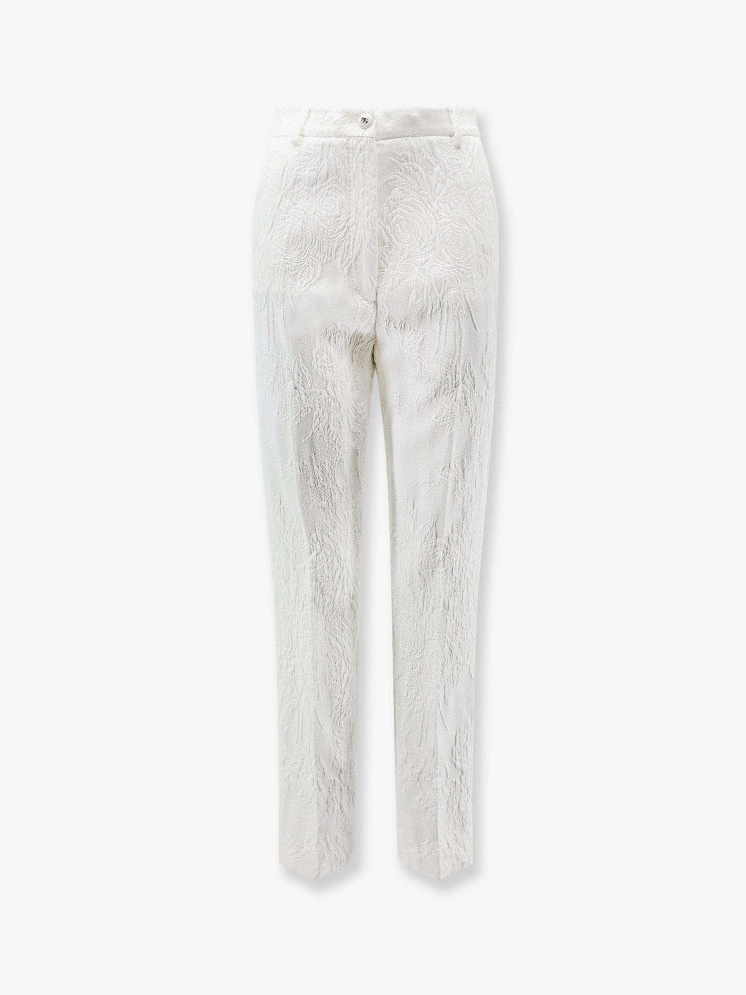 Dolce & Gabbana Pantaloni In Cotone E Viscosa