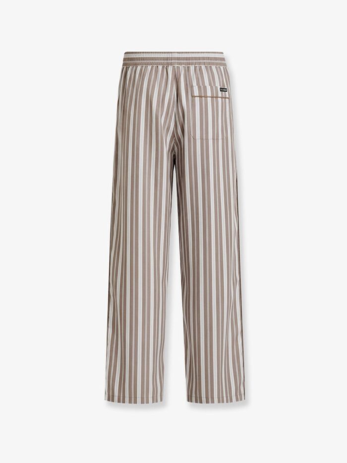 Dolce & Gabbana Pantaloni Vanity In Misto Cotone Con Motivo A Righe