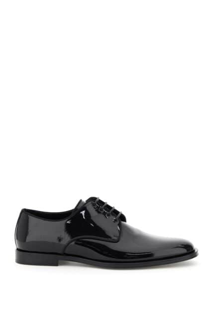 Dolce & Gabbana Patent Leather Lace-up Shoes