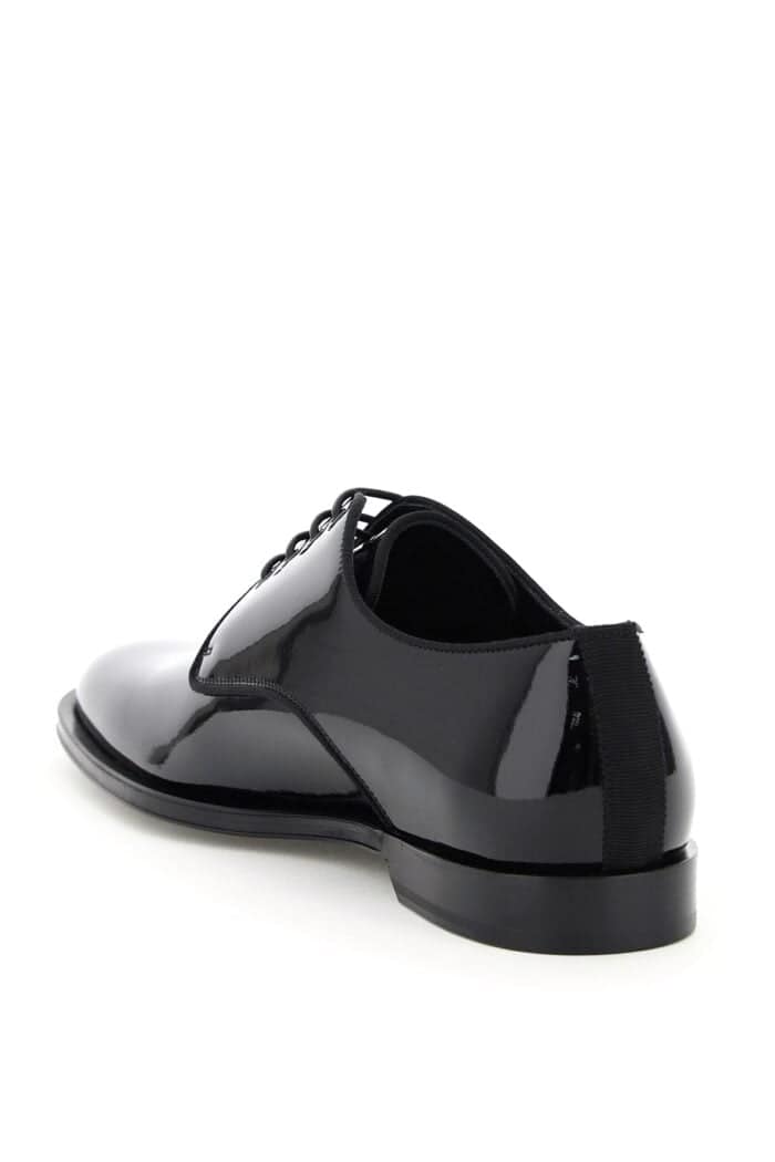 Dolce & Gabbana Patent Leather Lace-up Shoes