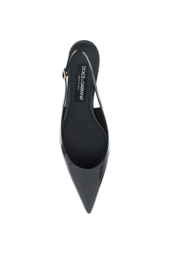 Dolce & Gabbana Patent Leather Slingback Pumps