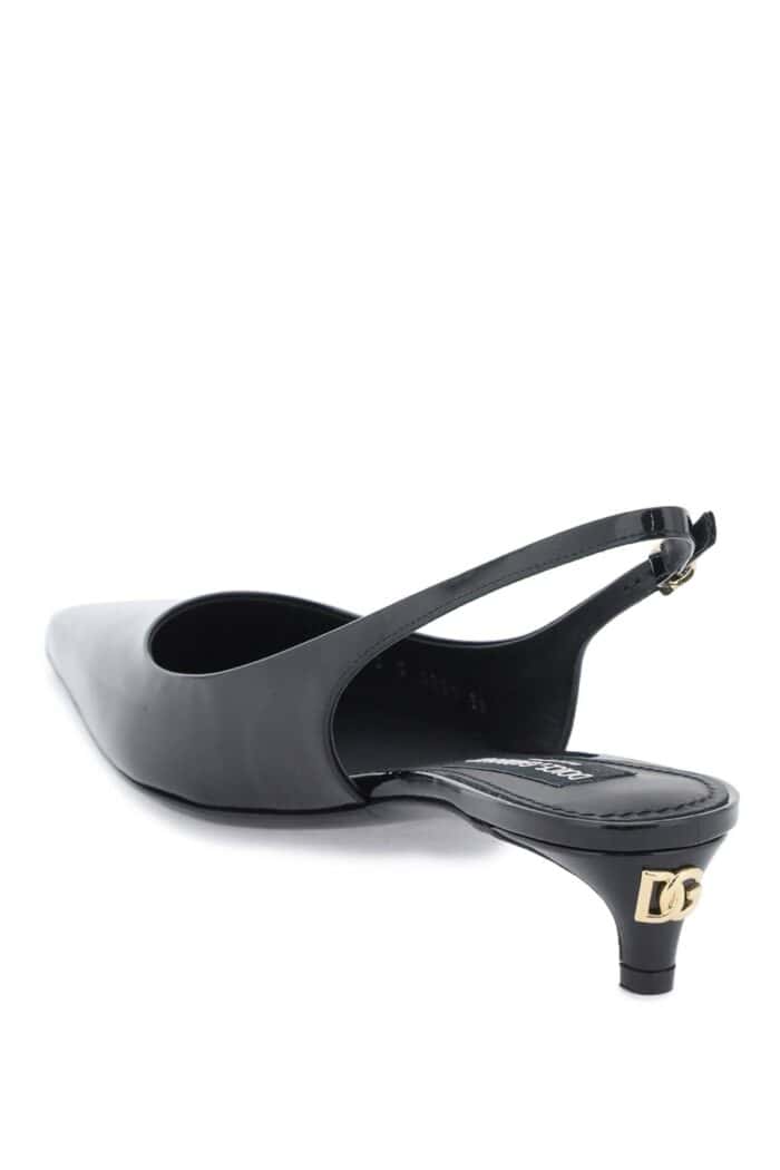 Dolce & Gabbana Patent Leather Slingback Pumps