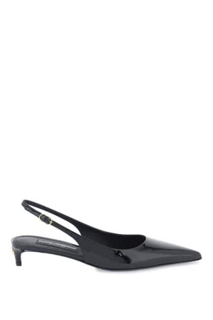 Dolce & Gabbana Patent Leather Slingback Pumps