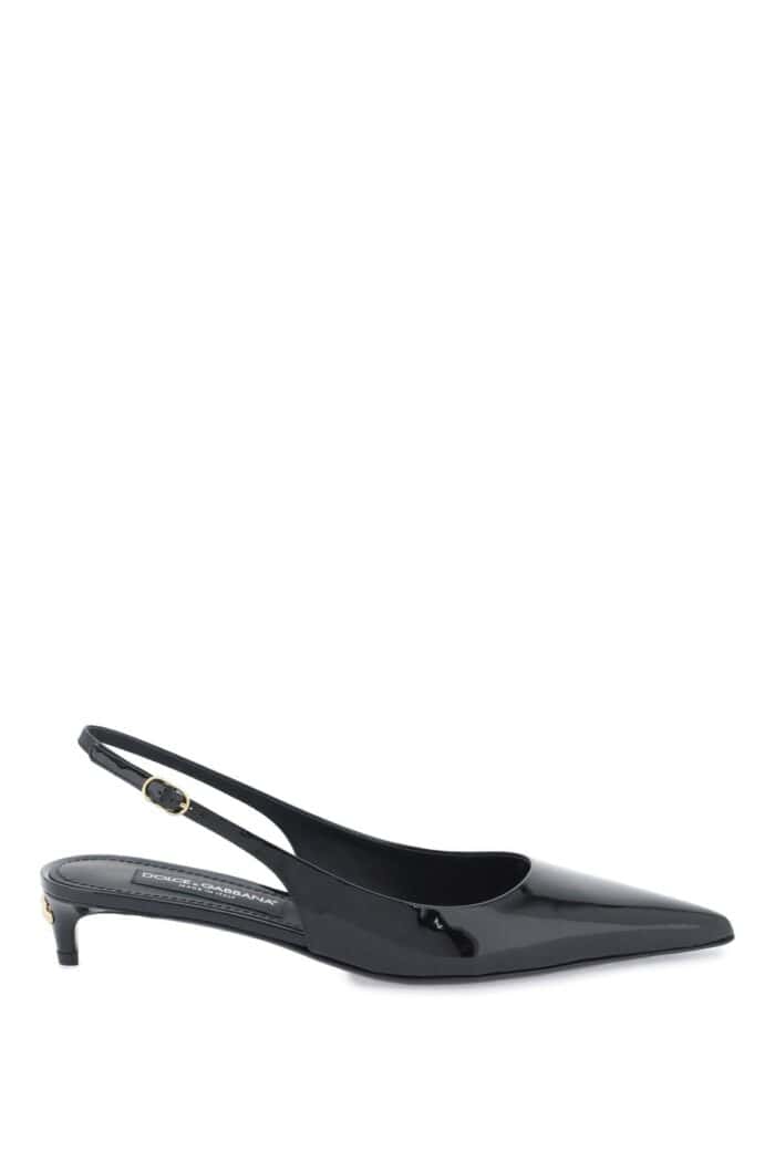 Dolce & Gabbana Patent Leather Slingback Pumps