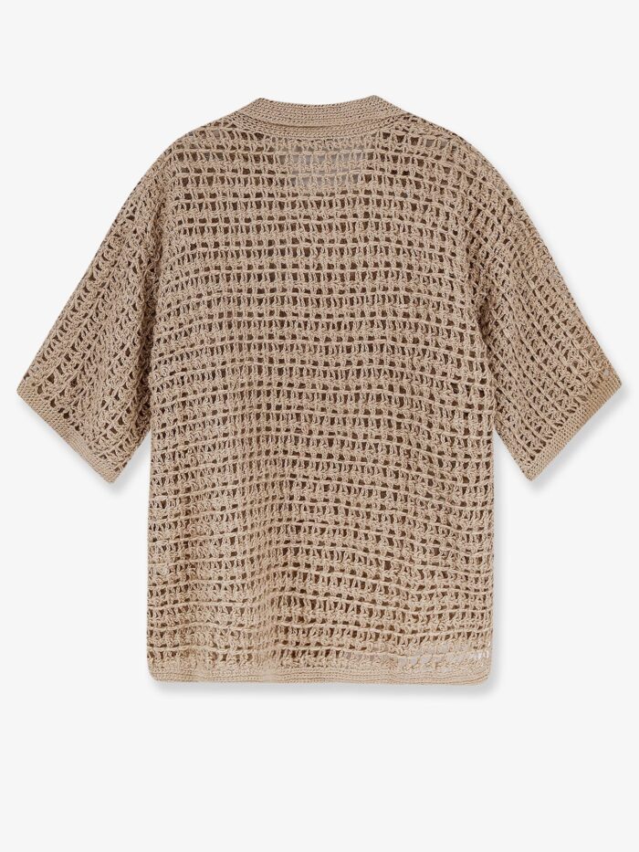 Dolce & Gabbana Perforated Linen Sweater