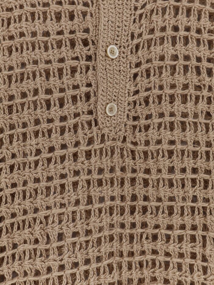 Dolce & Gabbana Perforated Linen Sweater