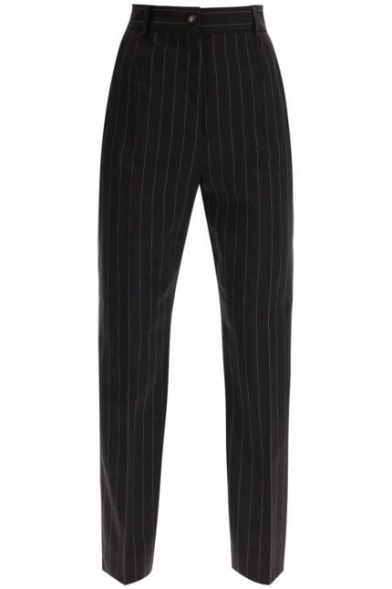 Dolce & Gabbana Pinstriped Wool Pants