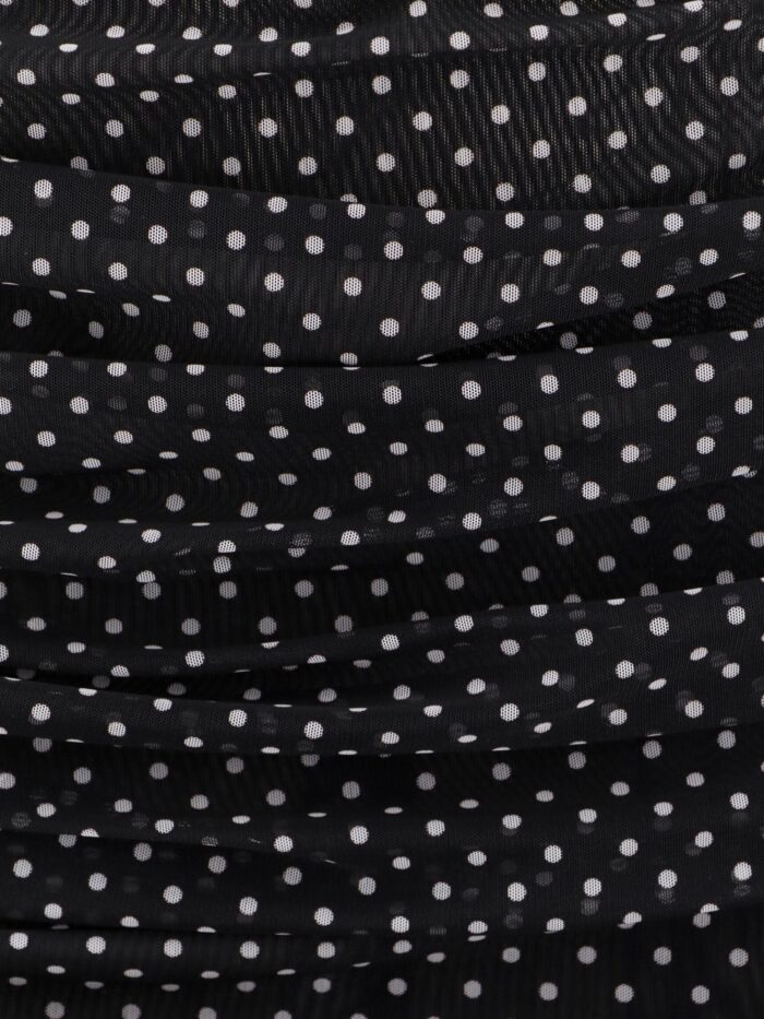 Dolce & Gabbana Polka-dots Dress With Drapery