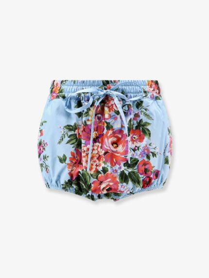 Dolce & Gabbana Poplin Culottes With Flower Print