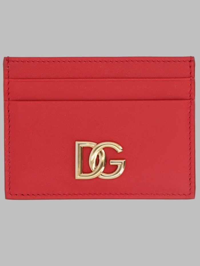 dolce & gabbana portacarte in pelle Dolce & Gabbana PORTACARTE IN PELLE