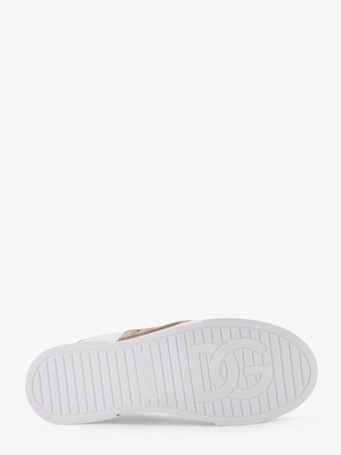 Dolce & Gabbana Portofino Light Strobel Leather Low-top Sneakers