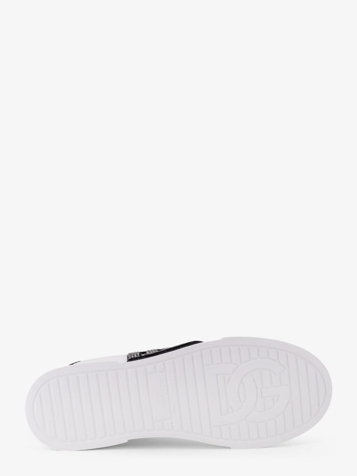 Dolce & Gabbana Portofino Light Strobel Leather Low-top Sneakers