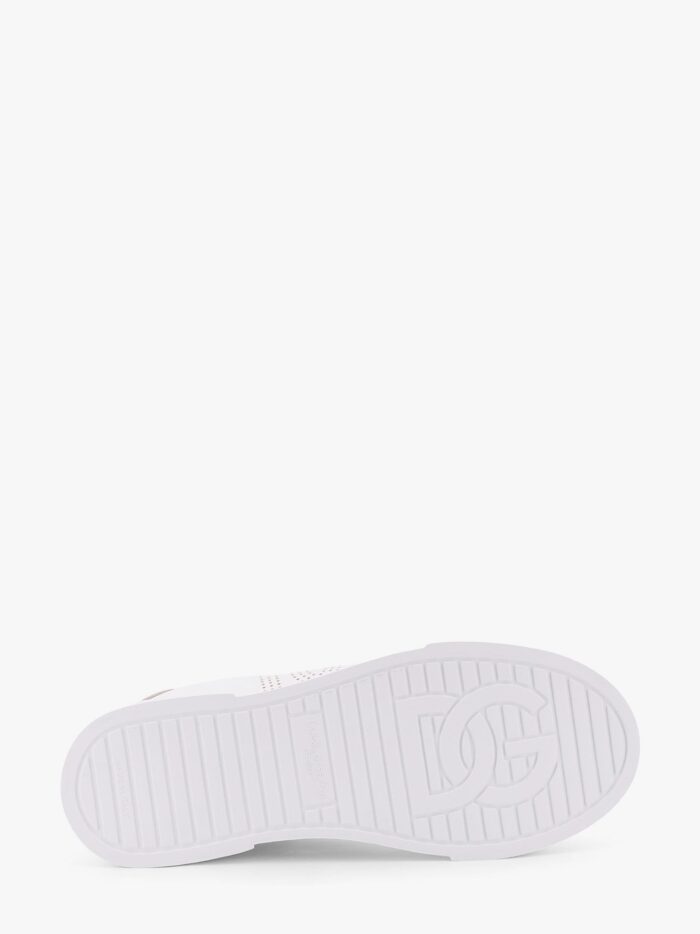 Dolce & Gabbana Portofino Low-top Leather Sneakers With Lateral Monogram