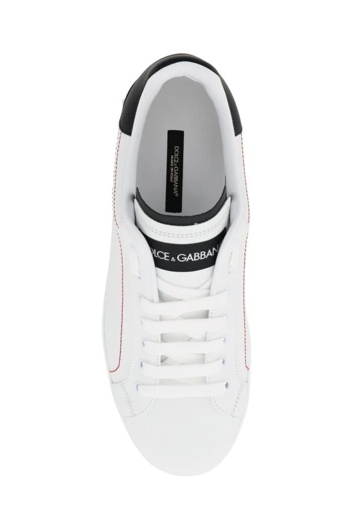 Dolce & Gabbana Portofino Nappa Leather Sneakers