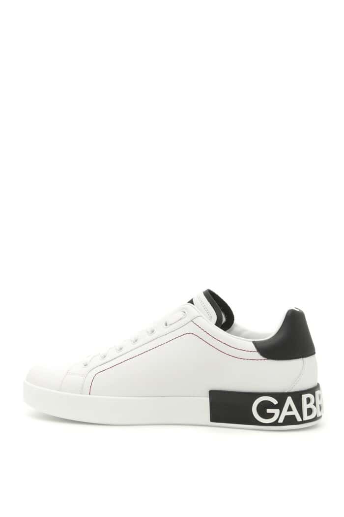 Dolce & Gabbana Portofino Nappa Leather Sneakers