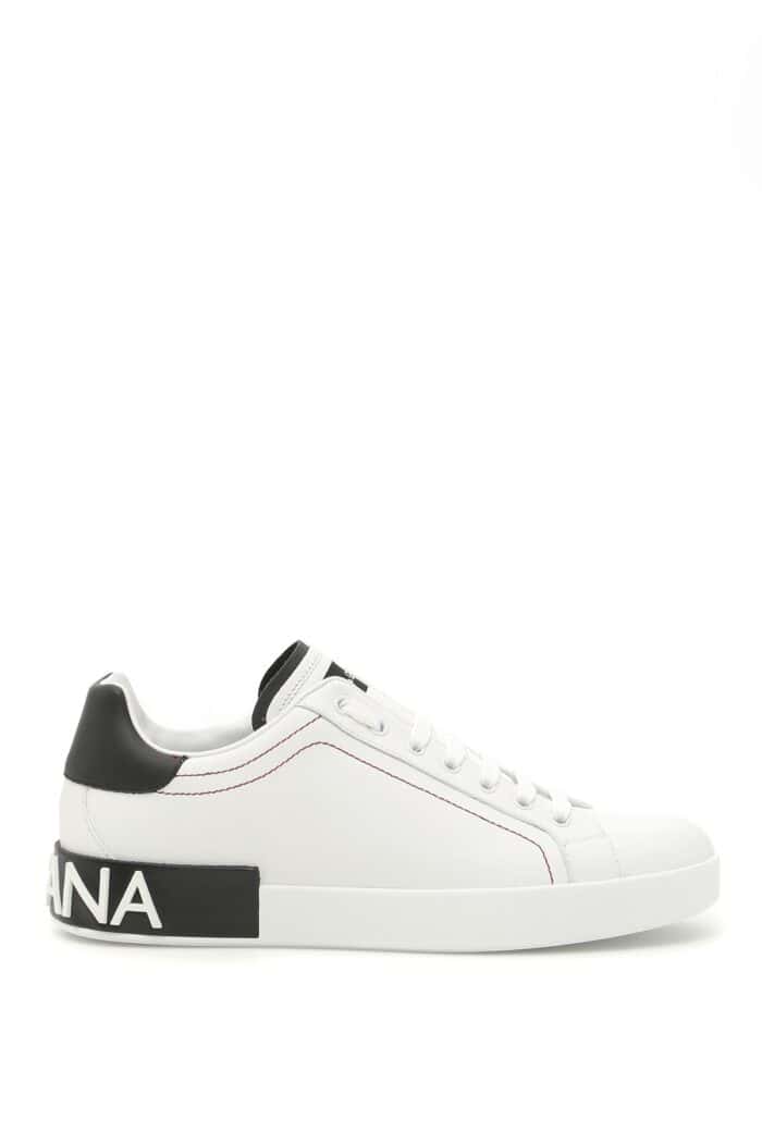 Dolce & Gabbana Portofino Nappa Leather Sneakers