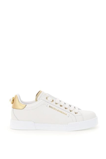 DOLCE & GABBANA Portofino Sneakers With Pearl