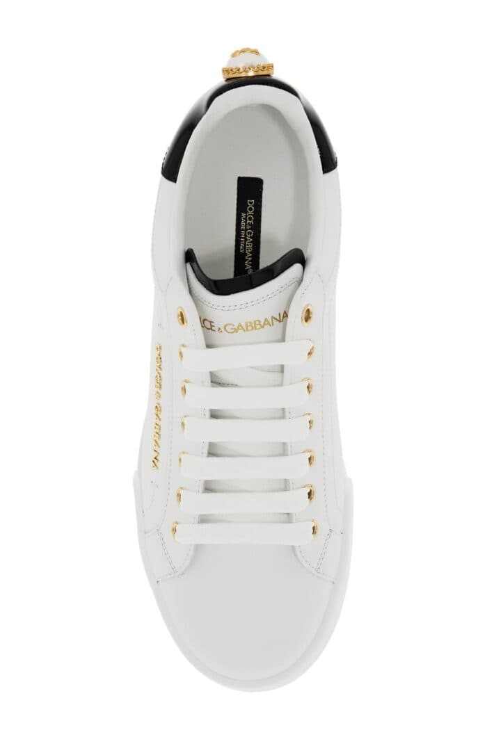 DOLCE & GABBANA Portofino Sneakers With Pearl