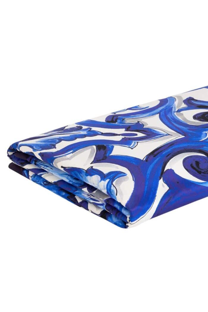 DOLCE & GABBANA Printed Silk Quilted Blanket