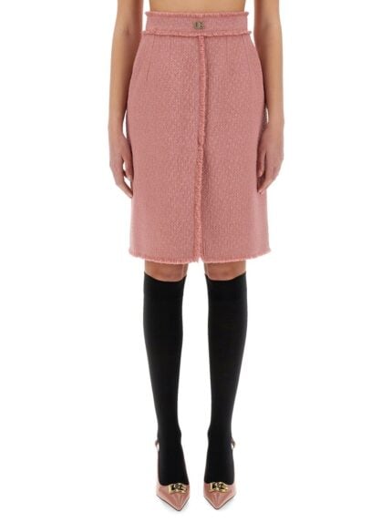 Dolce & Gabbana "RACHEL" TWEED MIDI SKIRT