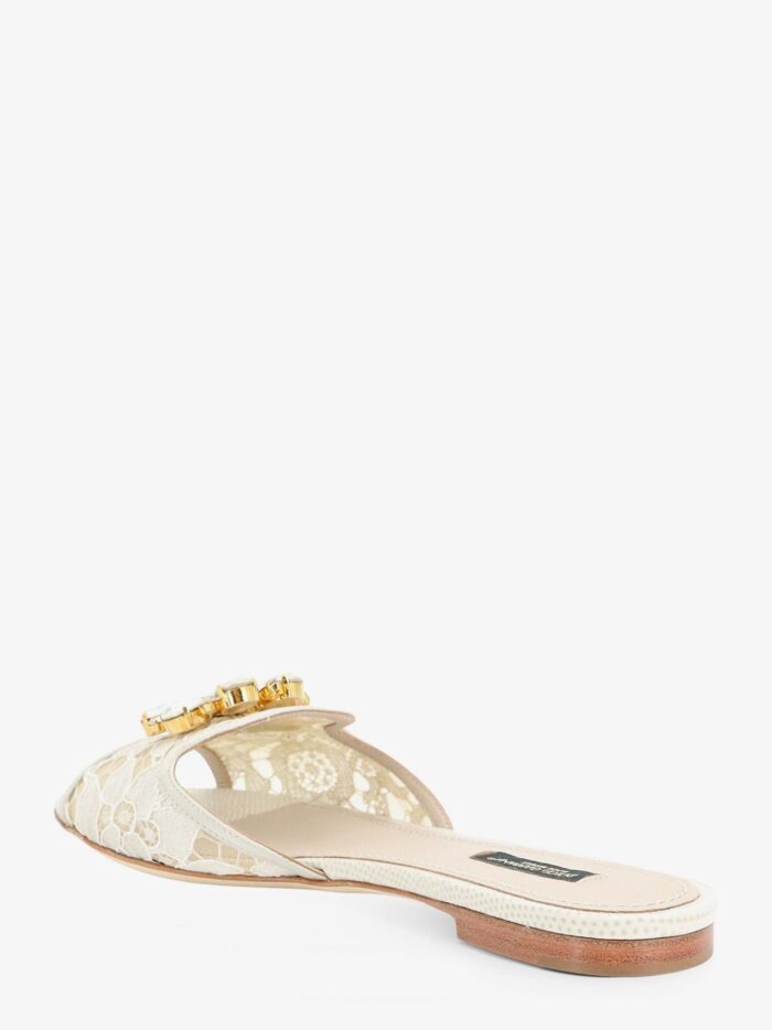 Dolce & Gabbana Rainbow Lurex Lace Sandals