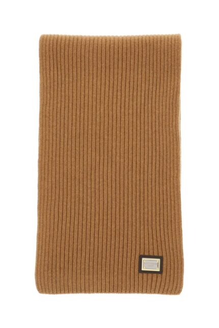 DOLCE & GABBANA Ribbed Cashmere Scarf