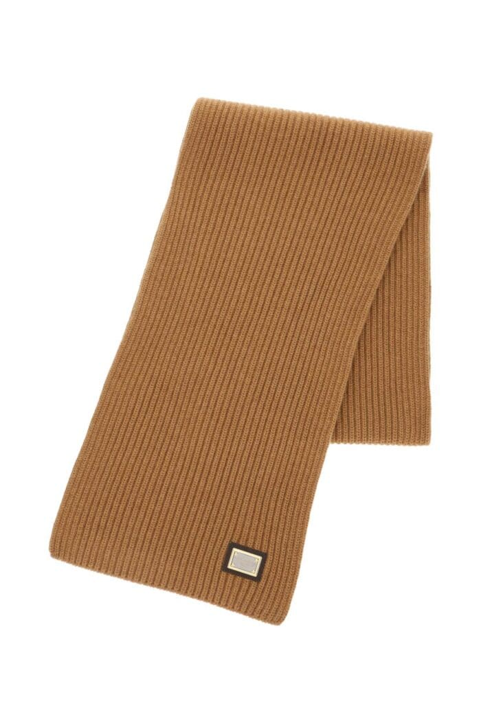 DOLCE & GABBANA Ribbed Cashmere Scarf