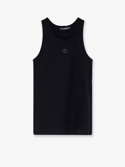 Dolce & Gabbana Ribbed Cotton Tank Top