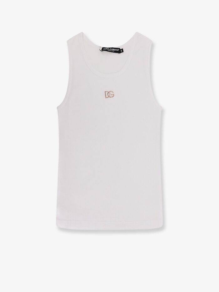 Dolce & Gabbana Ribbed Cotton Top