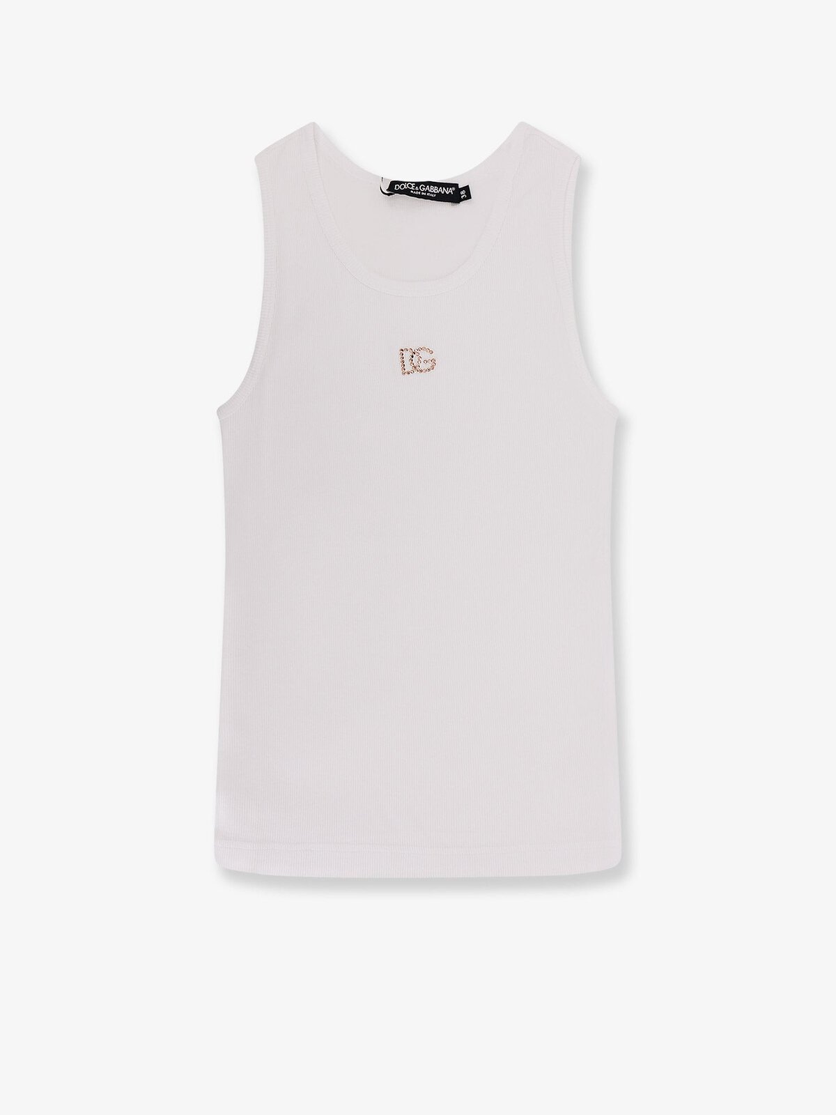 Dolce & Gabbana Ribbed Cotton Top