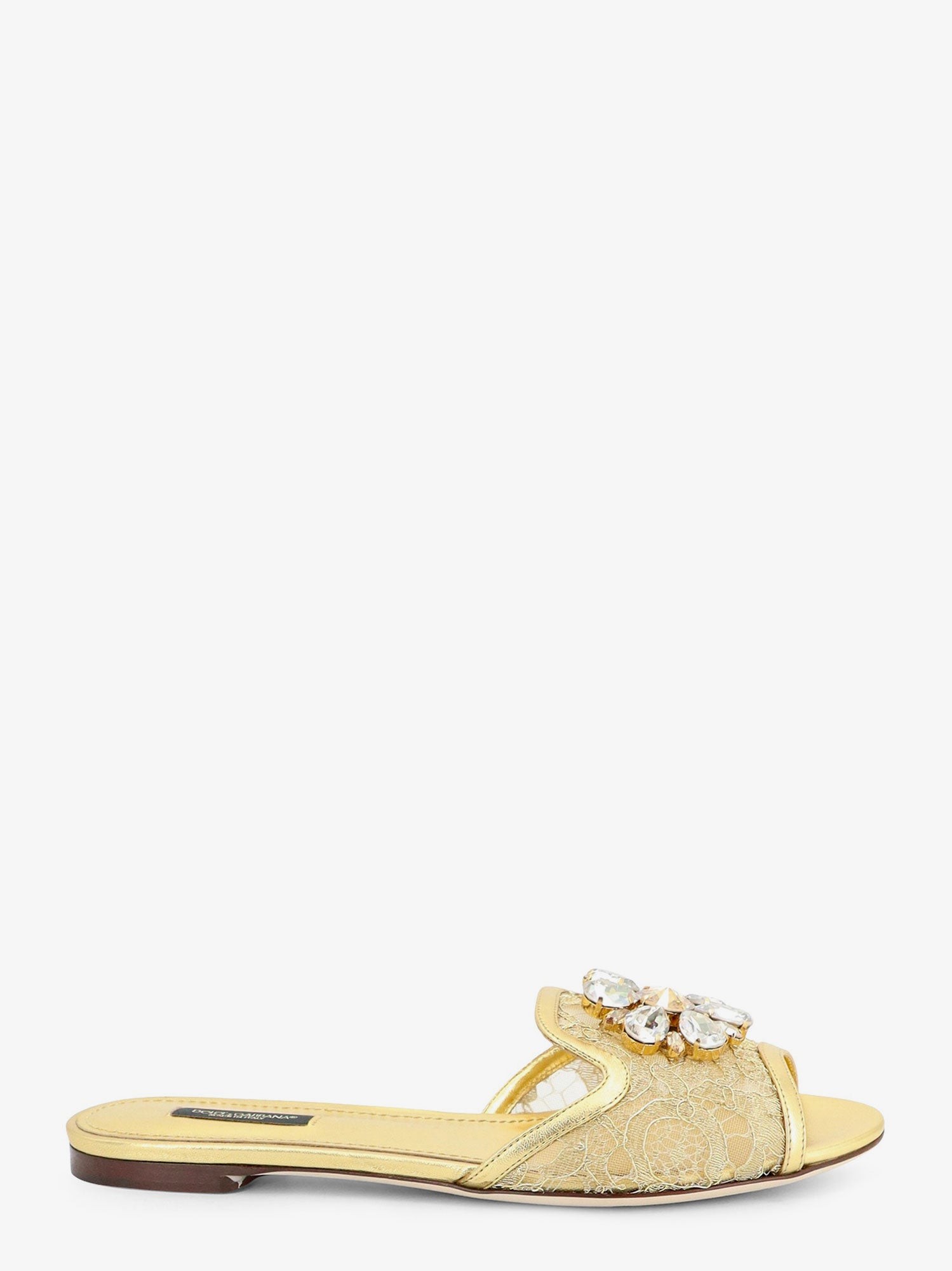 Dolce & Gabbana Sandali Rainbow In Pizzo Lurex