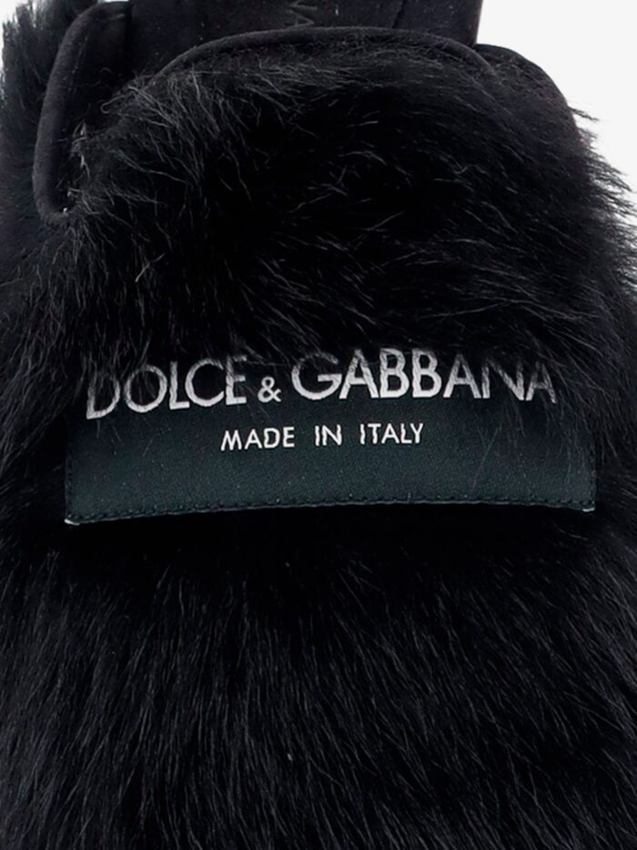 Dolce & Gabbana Sheepskin And Suede Sandals