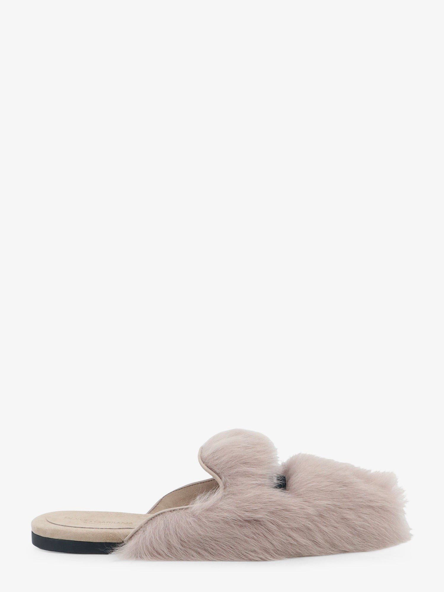 Dolce & Gabbana Sheepskin And Suede Sandals