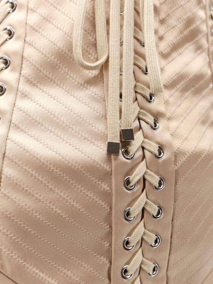 Dolce & Gabbana Shiny Satin Mini Skirt