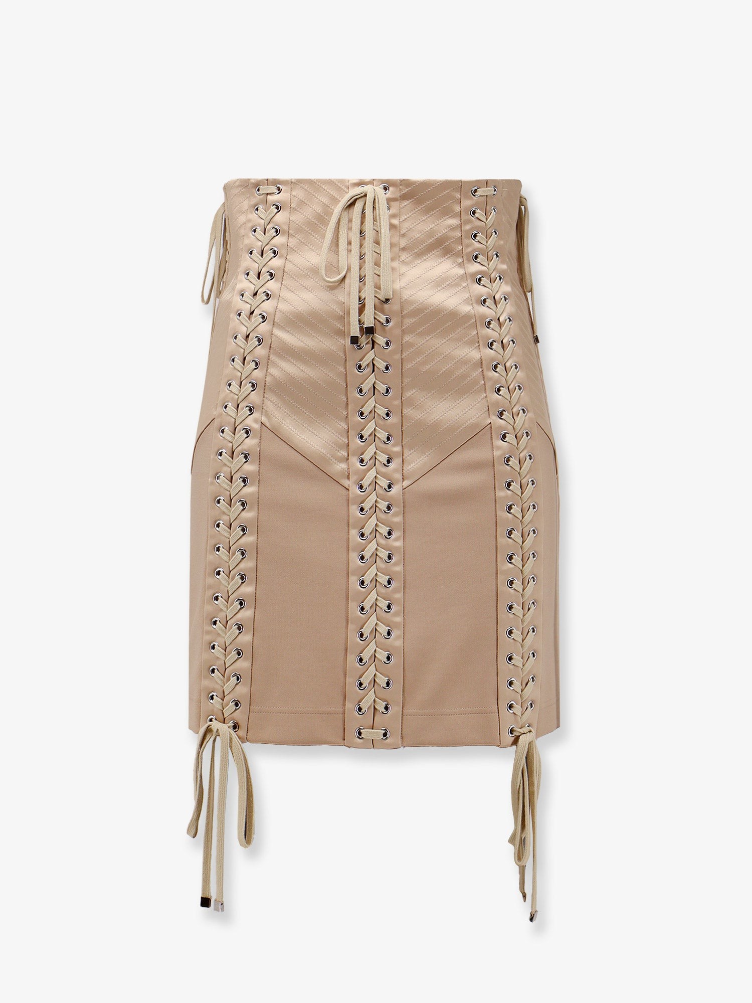 Dolce & Gabbana Shiny Satin Mini Skirt