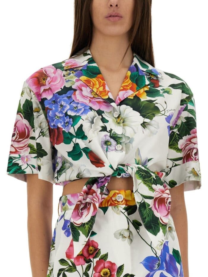 Dolce & Gabbana SHIRT WITH FLORAL PATTERN