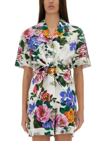 Dolce & Gabbana SHIRT WITH FLORAL PATTERN