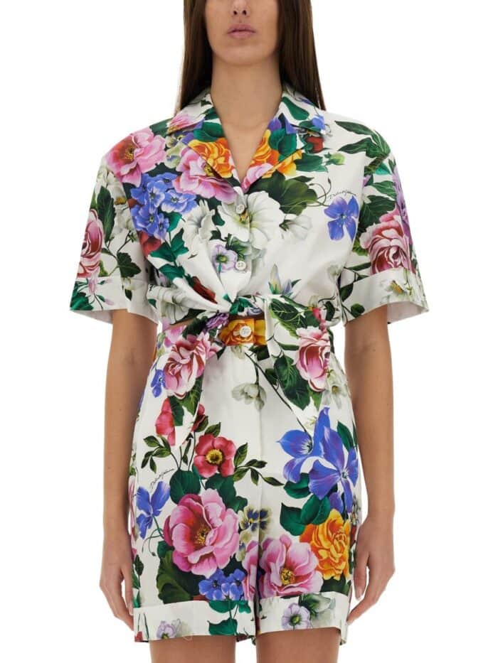 Dolce & Gabbana SHIRT WITH FLORAL PATTERN