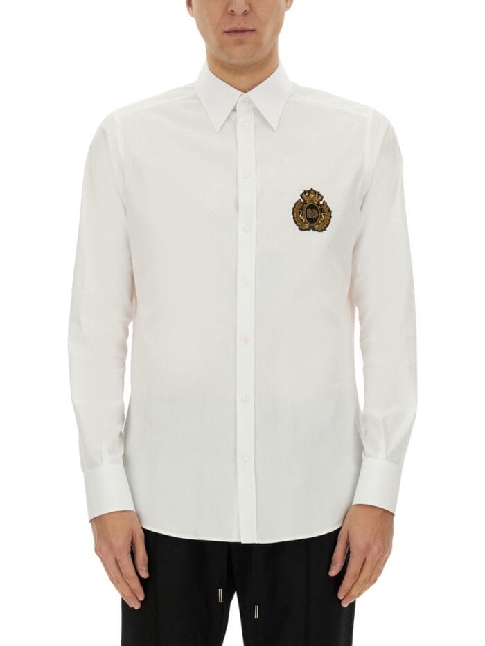Dolce & Gabbana SHIRT WITH HERALDIC PATCH