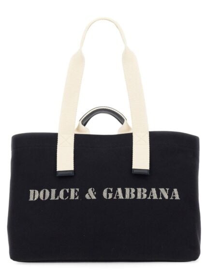 Dolce & Gabbana SHOPPING BAG WITH LOGO